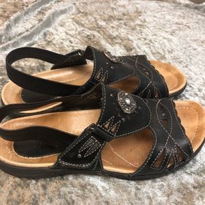 Black Earth Brand Comfort Sandals